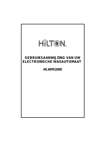 Handleiding Hilton HLWM1000 Wasmachine
