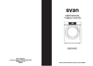 Manual Svan SSE300C Dryer