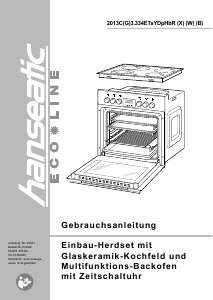 Bedienungsanleitung Hanseatic 2013C(G)3.334ETsYDpHbRW Herd