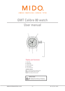 Manual Mido M026.829.17.041.00 Ocean Star Decompression Worldtimer Watch