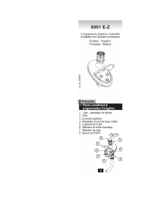 Mode d’emploi Galcon 9001 E-Z Programmateur d’arrosage