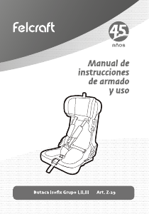 Manual de uso Felcraft Z-29 Asiento para bebé