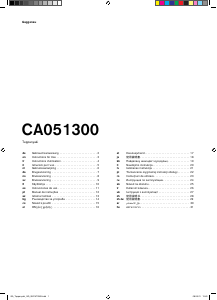 Manual Gaggenau CA051300 Placa