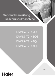 Bedienungsanleitung Haier DW15-T2145Q Geschirrspüler