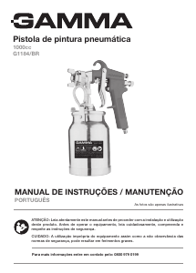 Manual Gamma G1184/BR Pistola de pintura