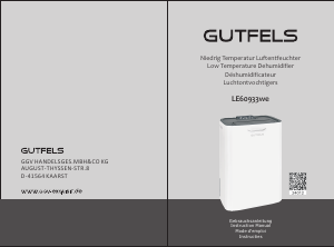 Manual Gutfels LE60933we Dehumidifier