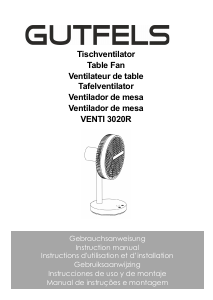 Bedienungsanleitung Gutfels VENTI 3020 R Ventilator