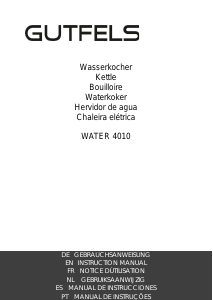 Mode d’emploi Gutfels WATER 4010 Bouilloire