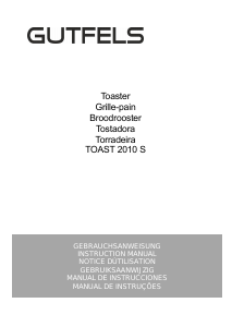 Manual Gutfels TOAST 2010 S Torradeira
