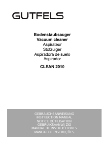 Manual de uso Gutfels CLEAN 2010 Aspirador