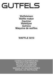 Manual Gutfels WAFFLE 5010 Waffle criador