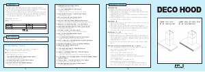 사용 설명서 하츠 MSH-90 쿠커 후드