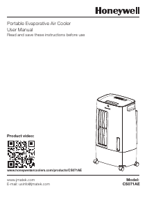 Handleiding Honeywell CS071AE Airconditioner