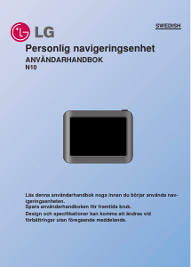 Bruksanvisning LG N10E PLUS Bilnavigator