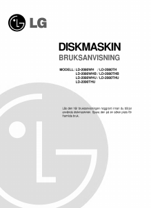 Bruksanvisning LG LD-2080THB Diskmaskin