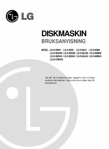 Bruksanvisning LG LD-2140LHU Diskmaskin