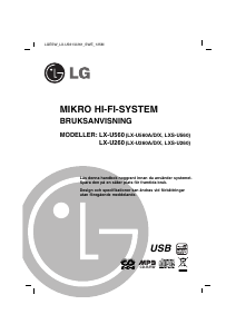 Bruksanvisning LG LX-U260 Stereoanläggning