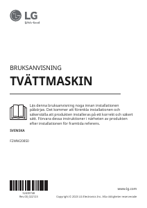 Bruksanvisning LG F2WM208S0 Tvättmaskin