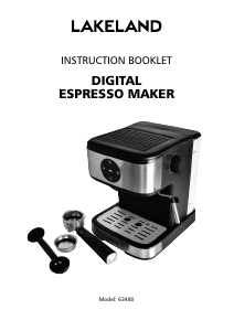 Manual Lakeland 63480 Espresso Machine