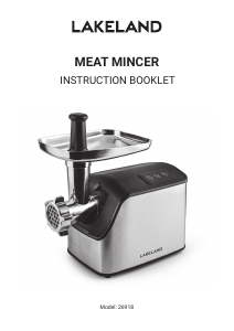 Manual Lakeland 26918 Meat Grinder