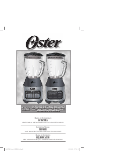 Manual Oster BLSTPEG-RPB Liquidificadora