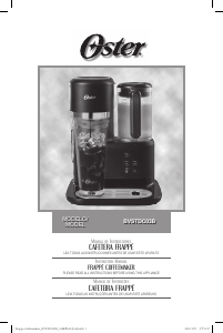 Manual de uso Oster BVSTDC03B Máquina de café