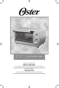 Manual de uso Oster TSSTTVCG05-1MX Horno