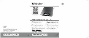 Manual SilverCrest IAN 389755 Kitchen Scale