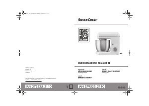 Mode d’emploi SilverCrest SKM 600 C2 Robot sur socle