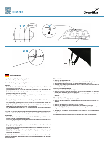 Handleiding Skandika Simo 5 Tent