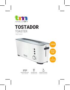 Bedienungsanleitung TM Electron TMPTS001 Toaster