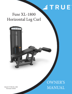 Handleiding True Fuse XL-1800 Fitnessapparaat