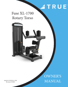 Manual True Fuse XL-1700 Multi-gym