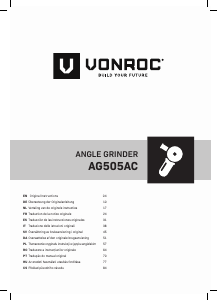 Mode d’emploi Vonroc AG505AC Meuleuse angulaire