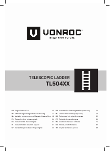 Instrukcja Vonroc TL504XX Drabina