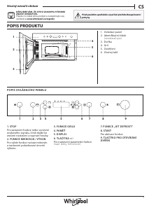 Használati útmutató Whirlpool MBNA920X Mikrohullámú sütő