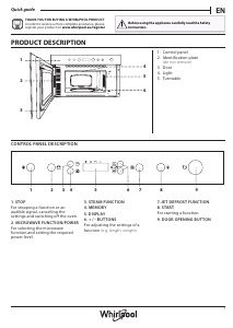 Manual Whirlpool MBNA910X Microwave
