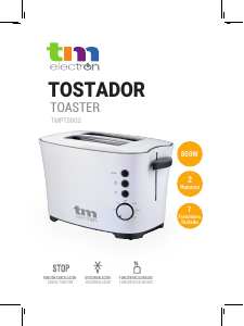 Manual TM Electron TMPTS002 Toaster