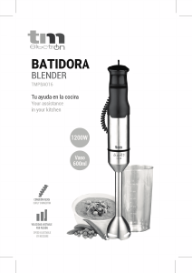 Manual TM Electron TMPBA016 Hand Blender