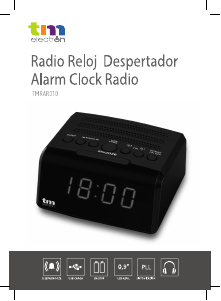 Handleiding TM Electron TMRAR010 Wekkerradio