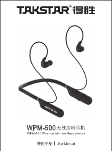 Handleiding Takstar WPM-500 Koptelefoon