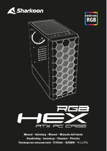 Manuál Sharkoon RGB Hex PC Skřín