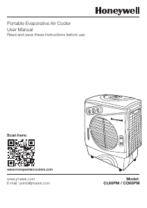 Manual Honeywell CO60PM Air Conditioner
