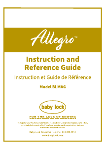 Manual Baby Lock BLMAG Allegro Sewing Machine