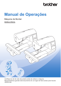 Manual Brother Innov-is BE815L Máquina de costura