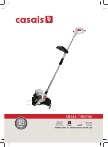 Manual Casals T550E Grass Trimmer