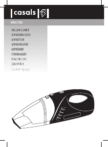 Manual de uso Casals VAC100-B Aspirador de mano