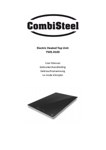 Handleiding CombiSteel 7505.0100 Kookplaat