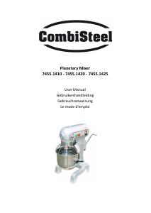 Manual CombiSteel 7455.1425 Stand Mixer