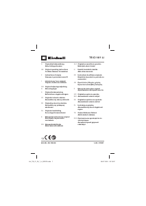 Руководство Einhell TE-CI 18/1 Li Дрель-шуруповерт